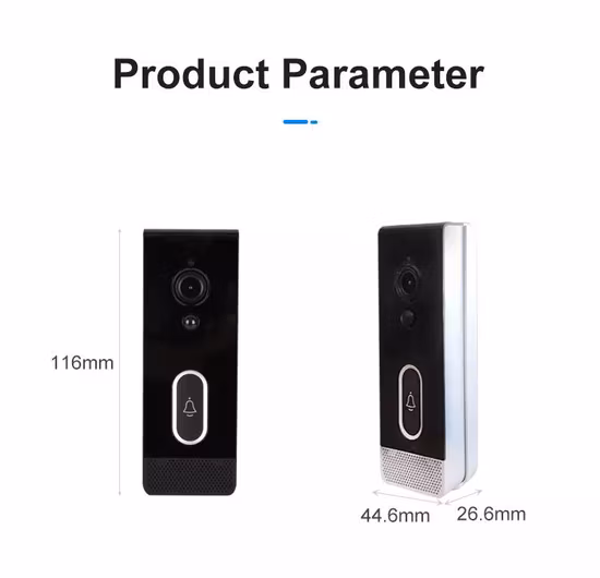 Câmera de campainha de vídeo Campainha de anel inteligente Câmera de campainha WiFi